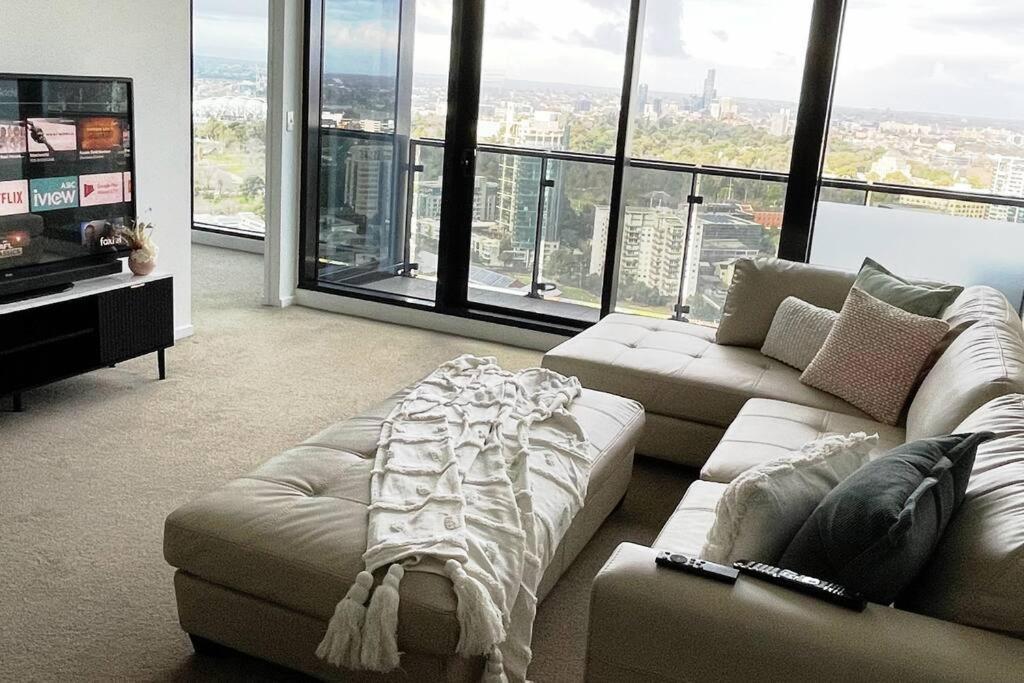 Lux 3 Bedroom Apartment In Southbank Melbourne Zewnętrze zdjęcie